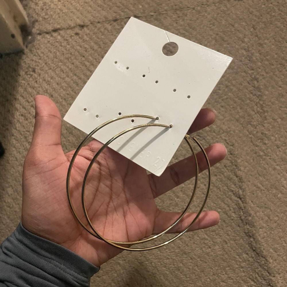 Large H&M Gold Hoops